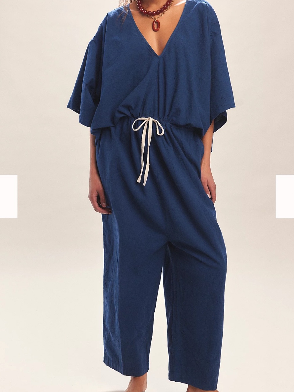 Free People free-est Irving Jumpsuit w Drawstring and Pockets